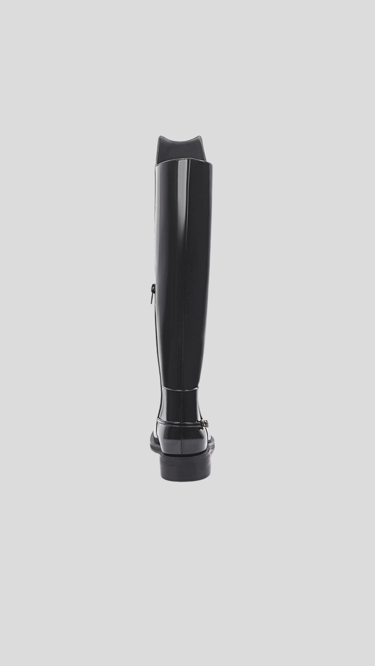 LW James Black Patent Leather Boots - Black