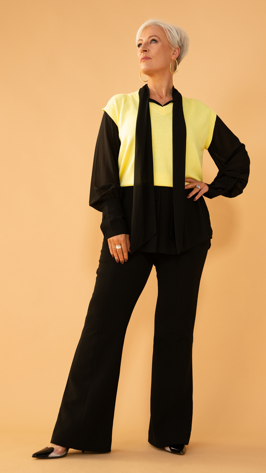 Ariel Top/Vest - Lemon