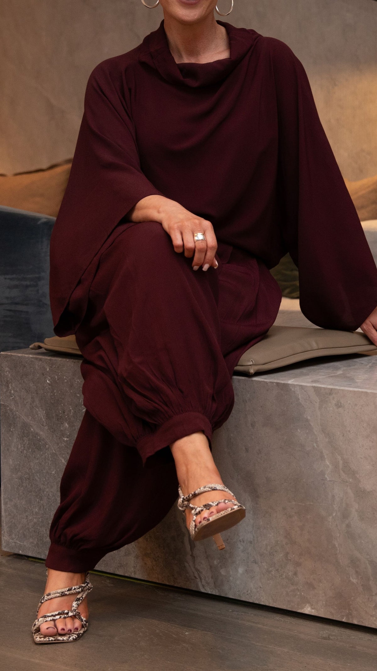 Haruka pants - Merlot