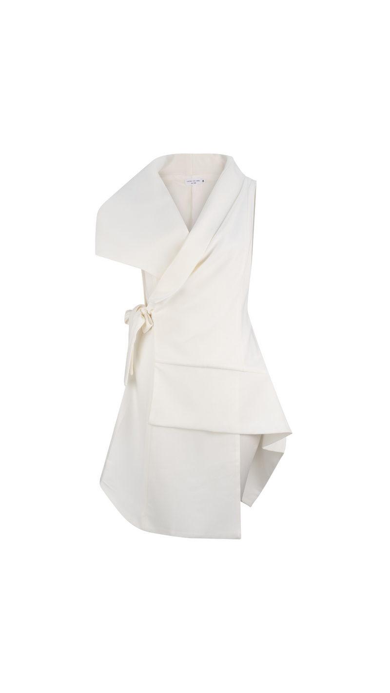 Aliza Vest - White
