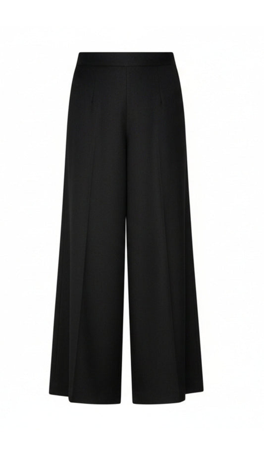 Hannah Linen Rami Pants- Black