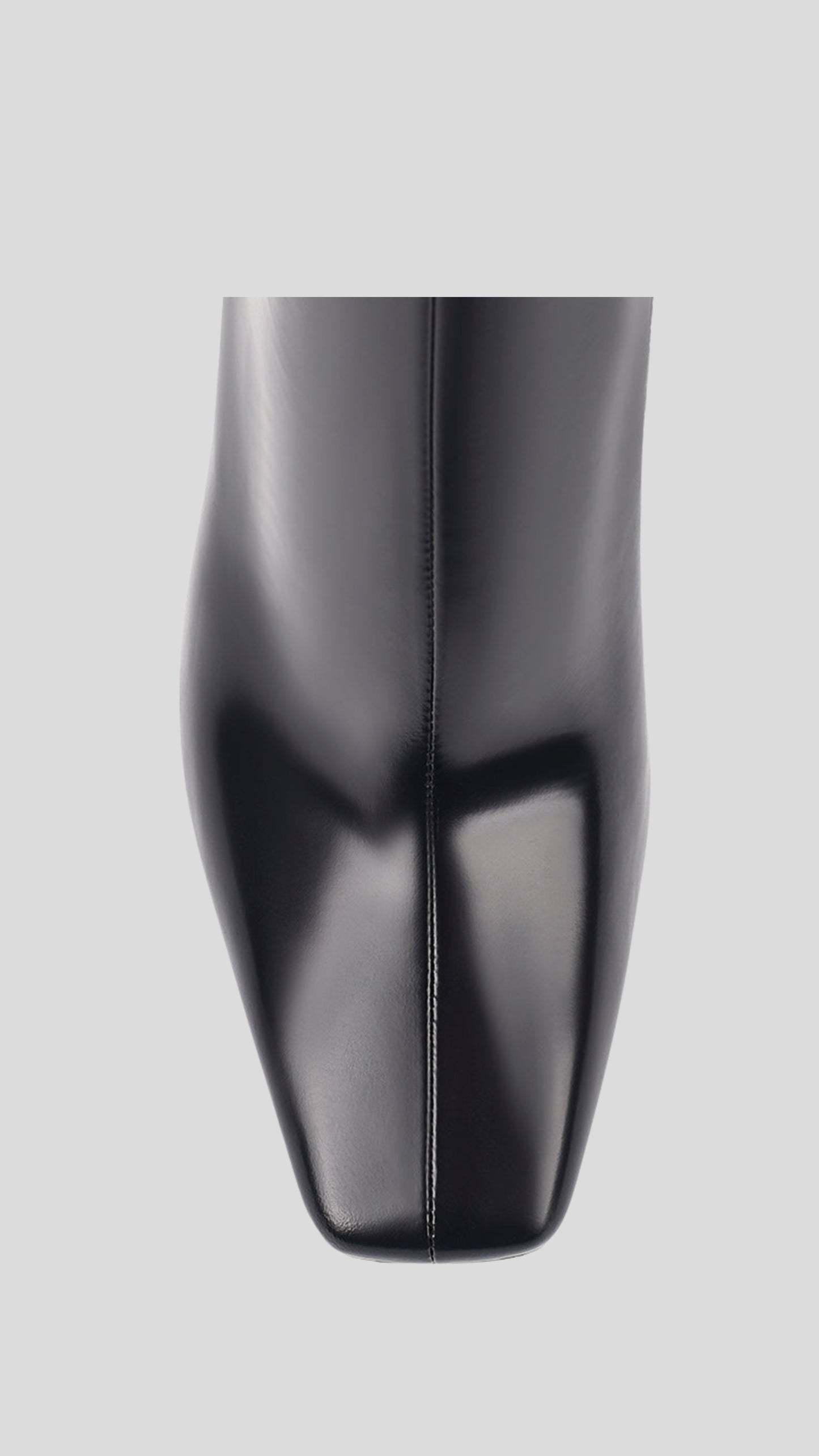 LW Hudson Black High-Shine Leather Boots - Black