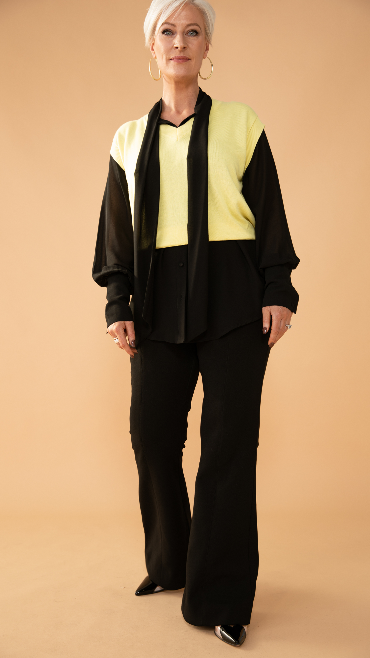 Ariel Top/Vest - Lemon