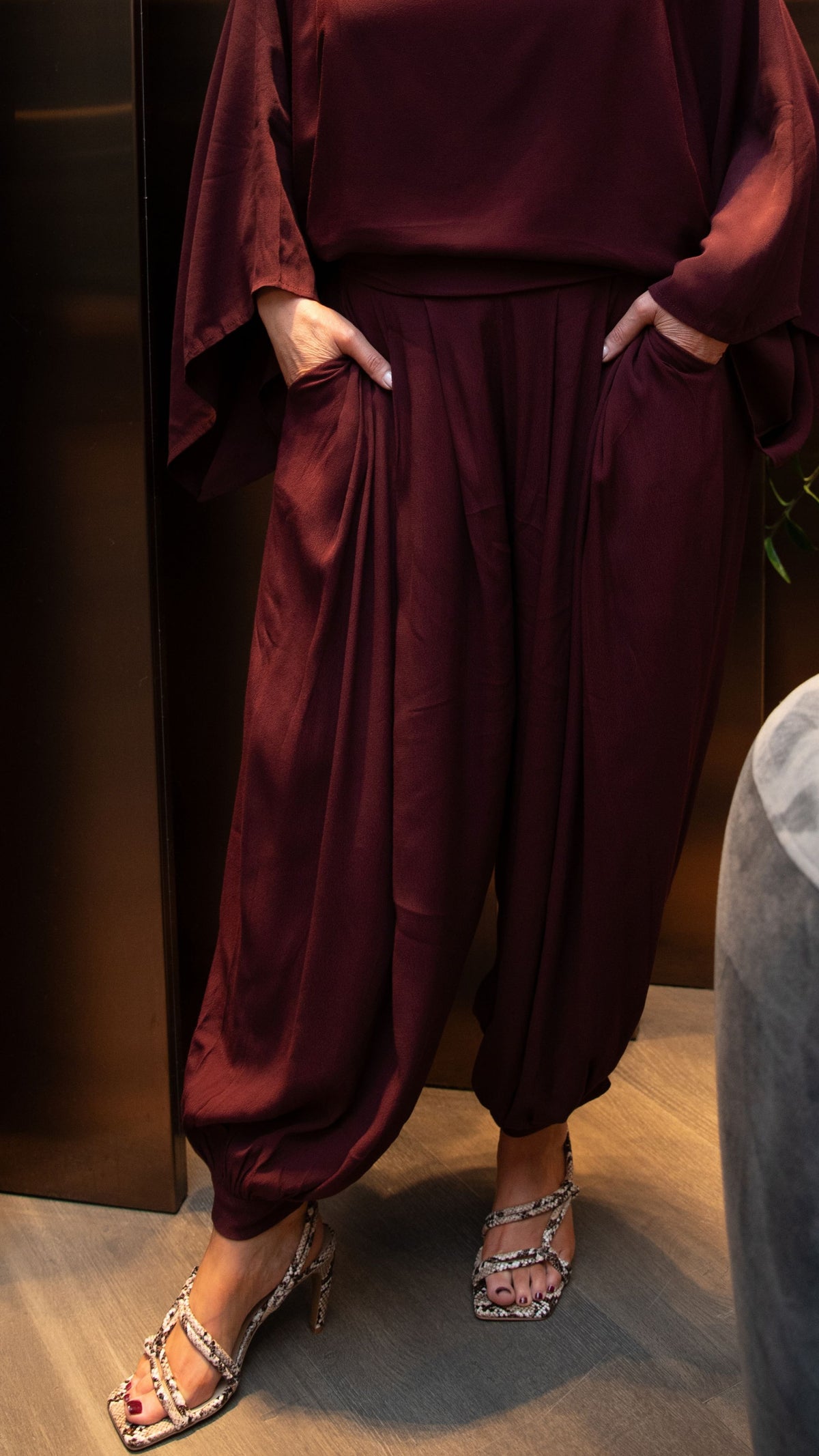 Haruka pants - Merlot