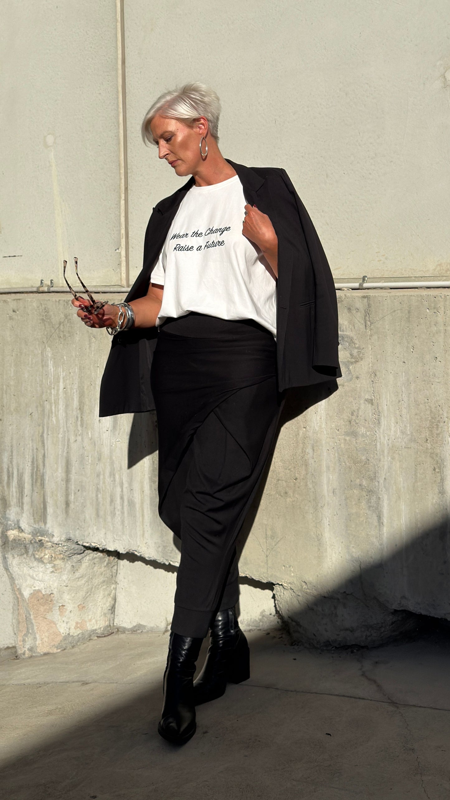 Little Lives Orphanage Oversized, Relaxed Charity Tee - White