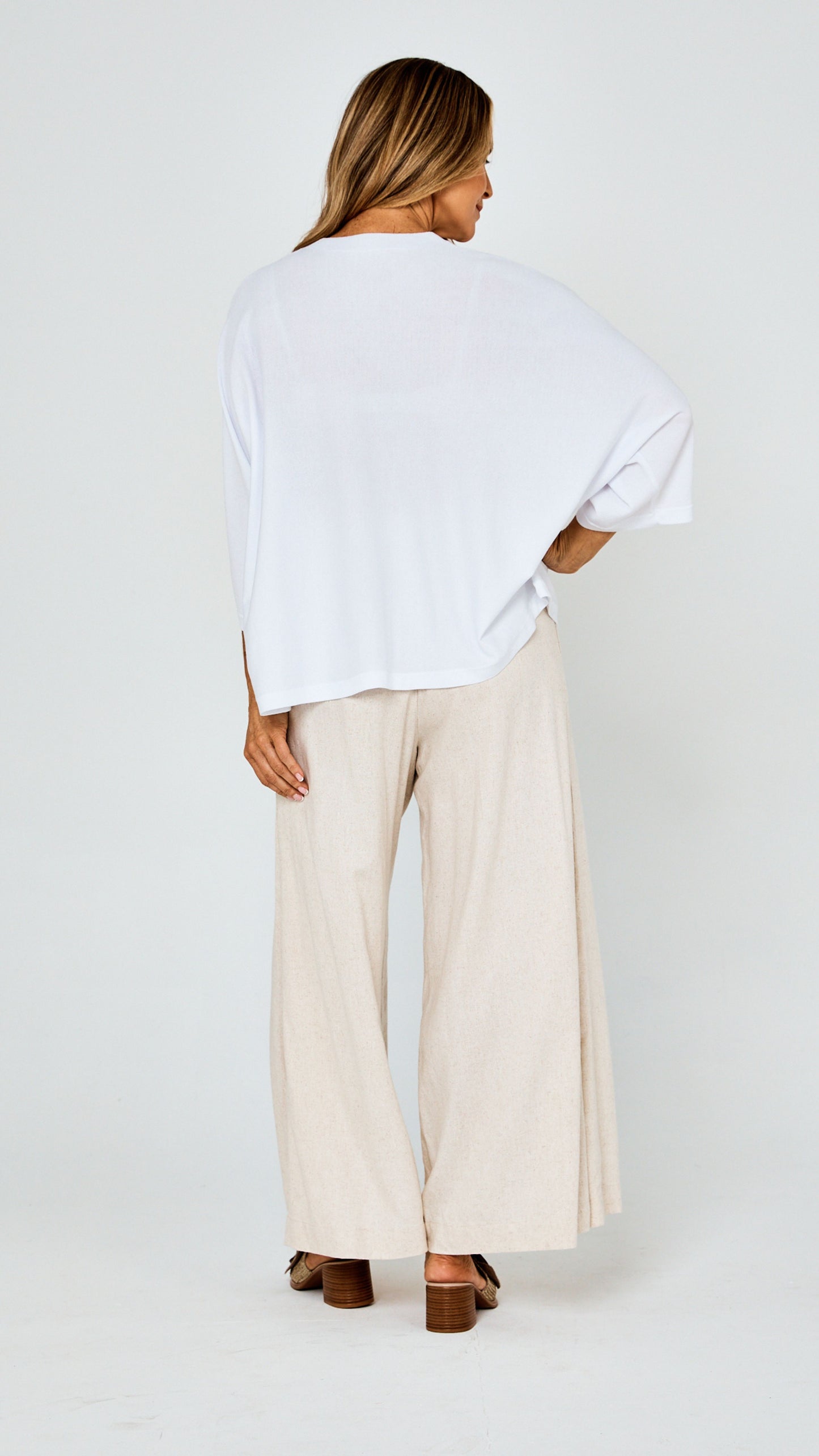 Dallas Lightweight Cotton Top - White