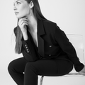 Valentina Cigarette Stretch Pants - Black