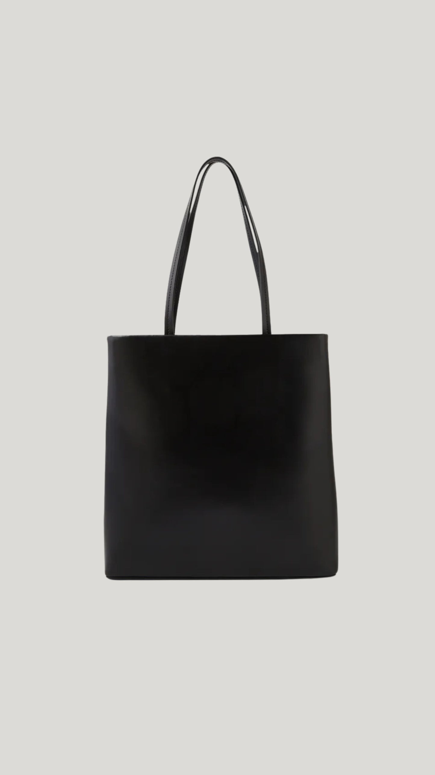 Talli Leather Tote Bag - Black