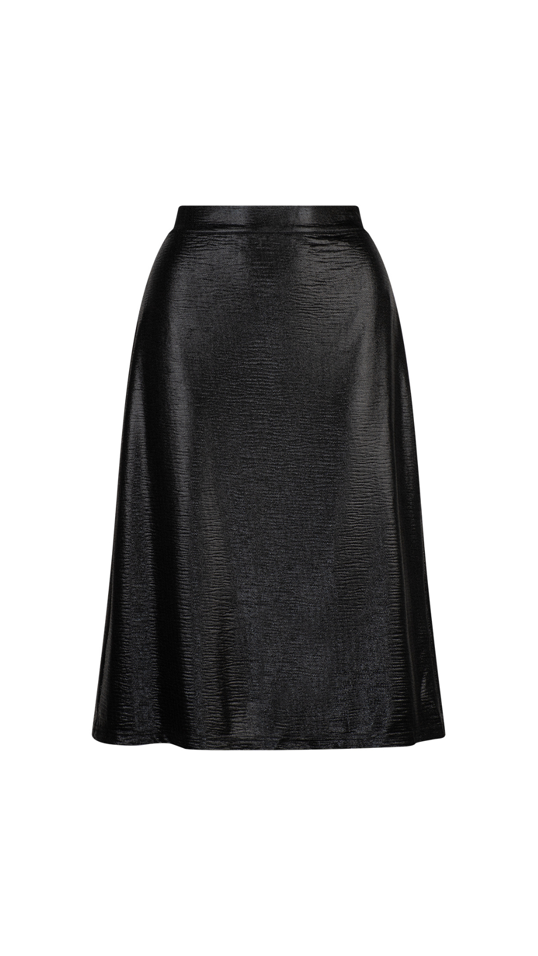 Bridgette Metallic Skirt - Black