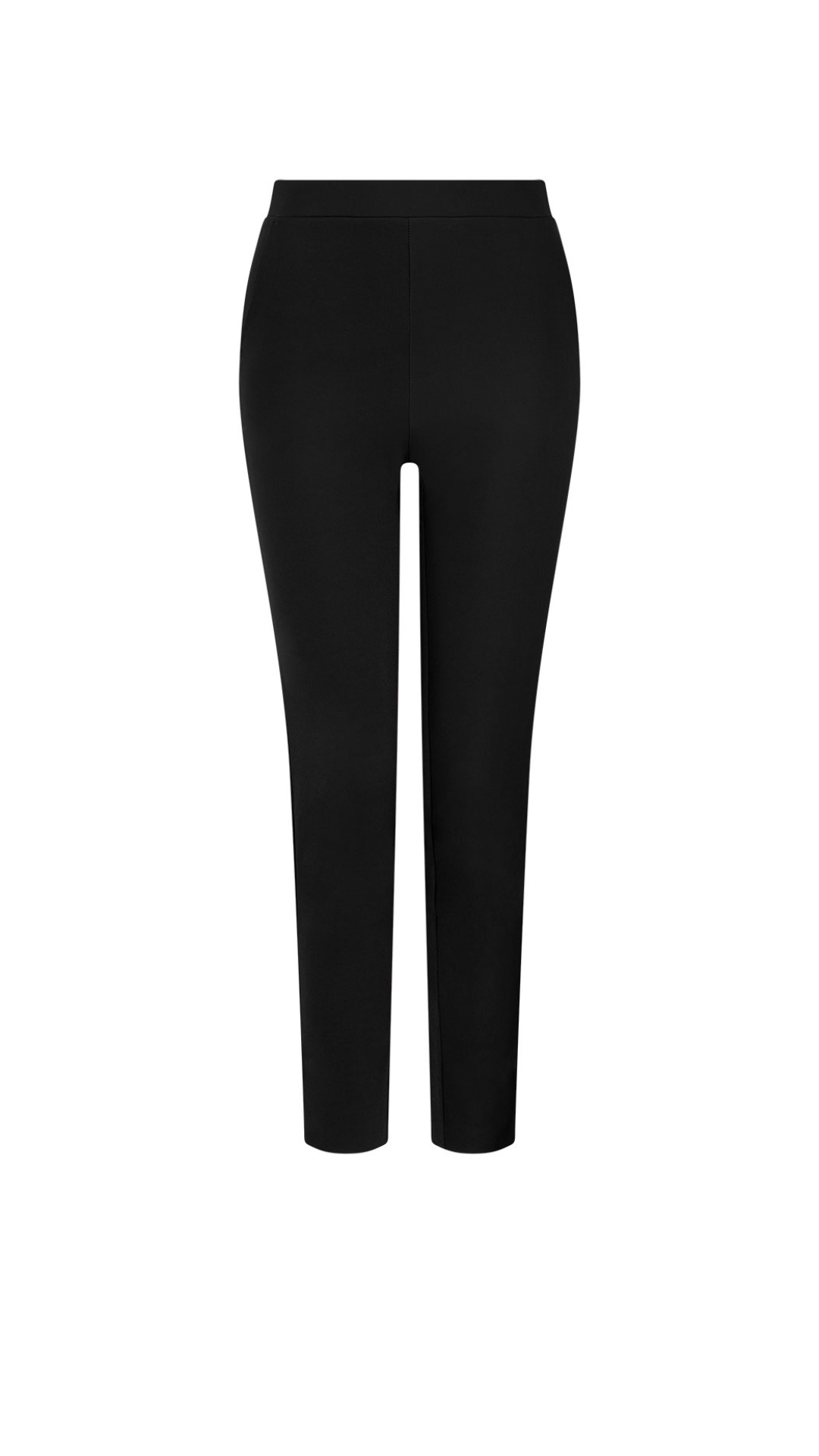 Valentina Cigarette Stretch Pants - Black