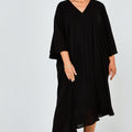 Harmony Chiffon Dress - Black