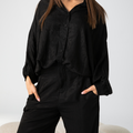 Mason Cupro Shirt - Black