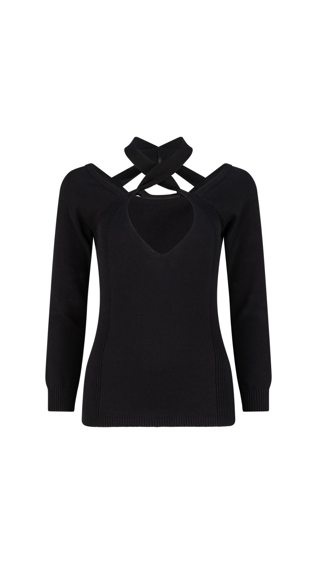 Harriot Lightweight Cotton Knit - Black