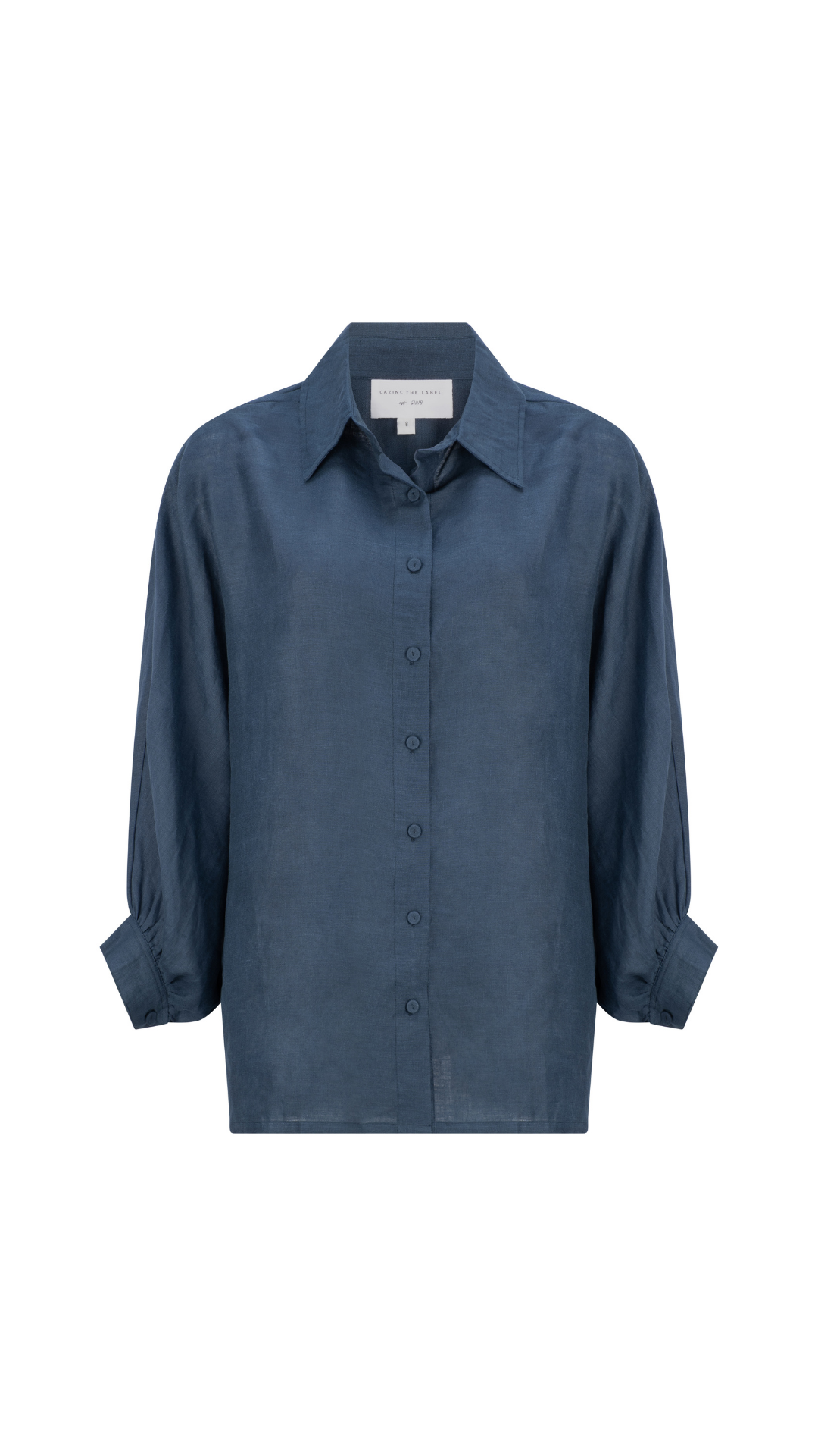 Ryder Linen Shirt - Navy