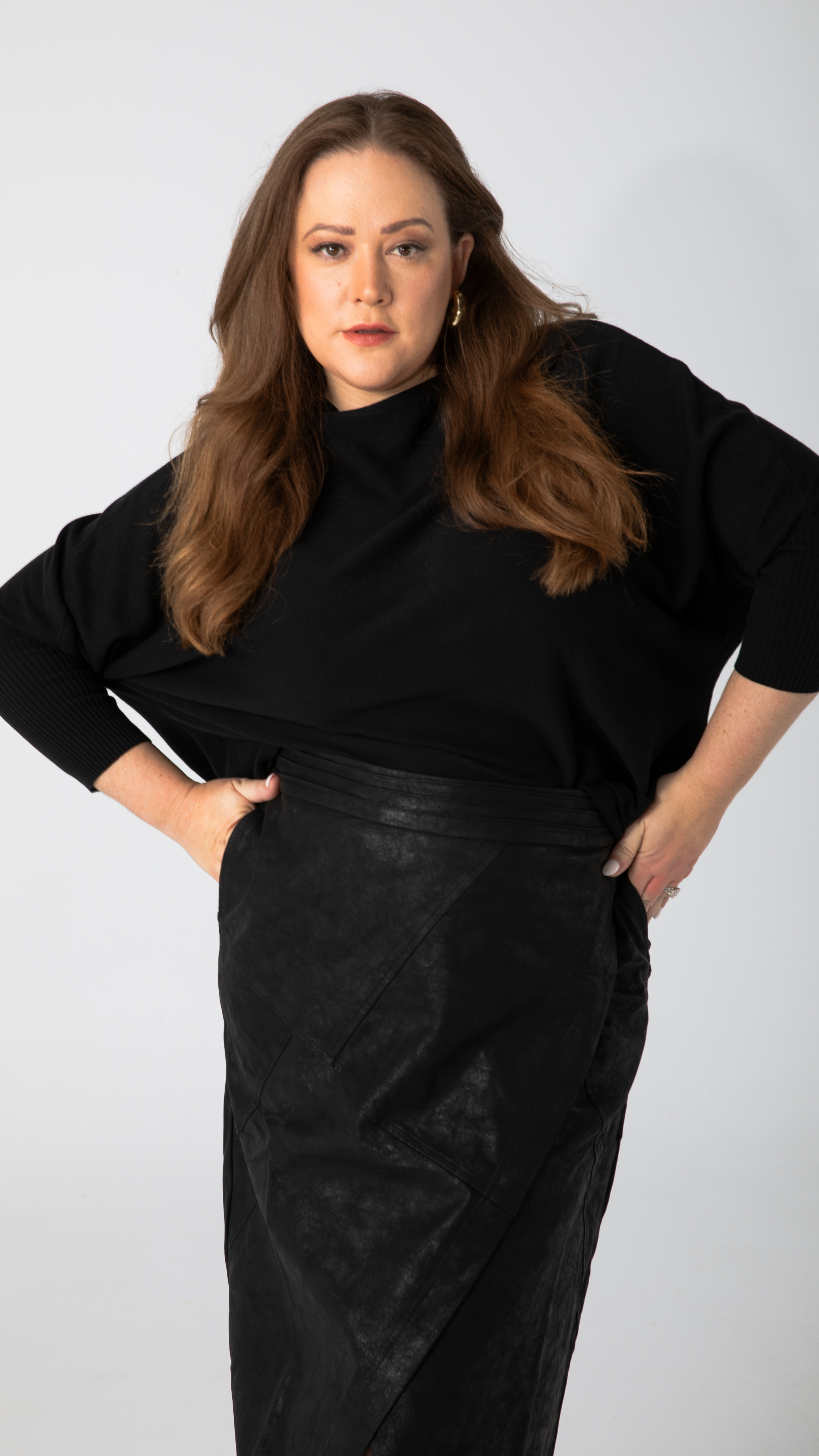 Allegra Lightweight Cotton Knit - Black