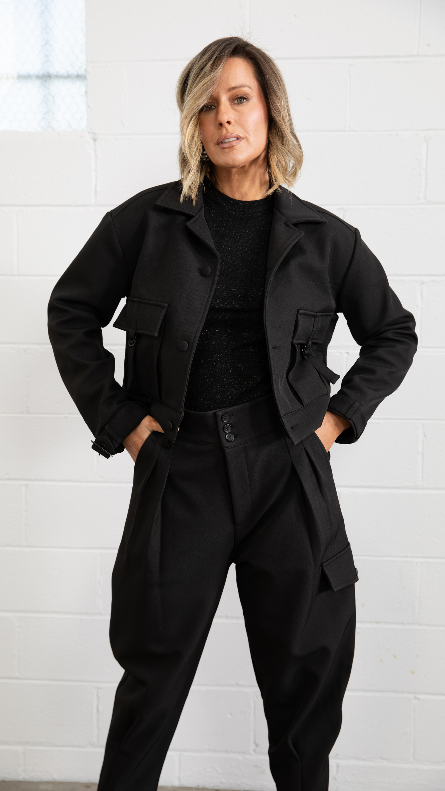 Nova Glimmer Top - Black