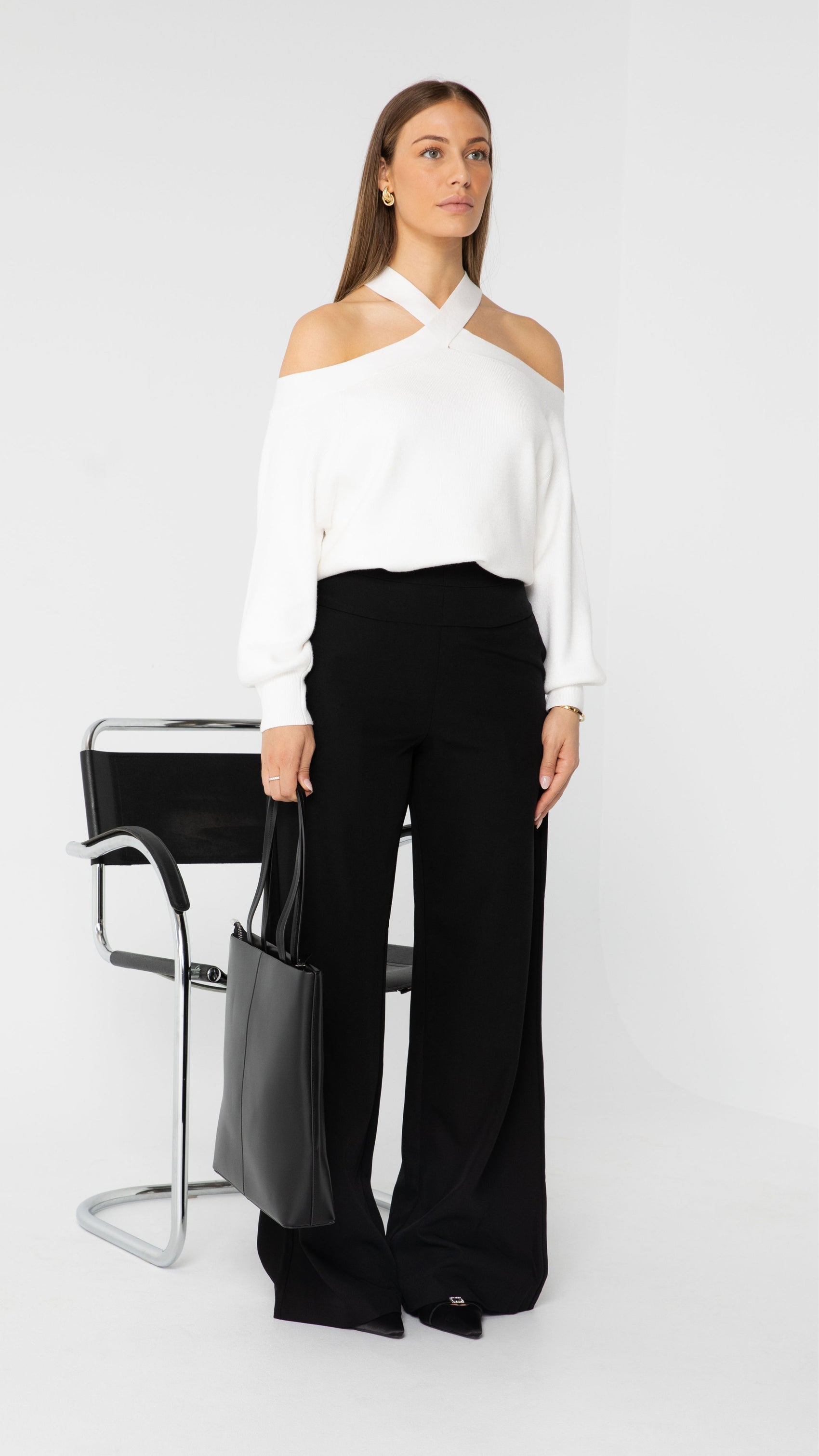 The Block Soft Knit - White