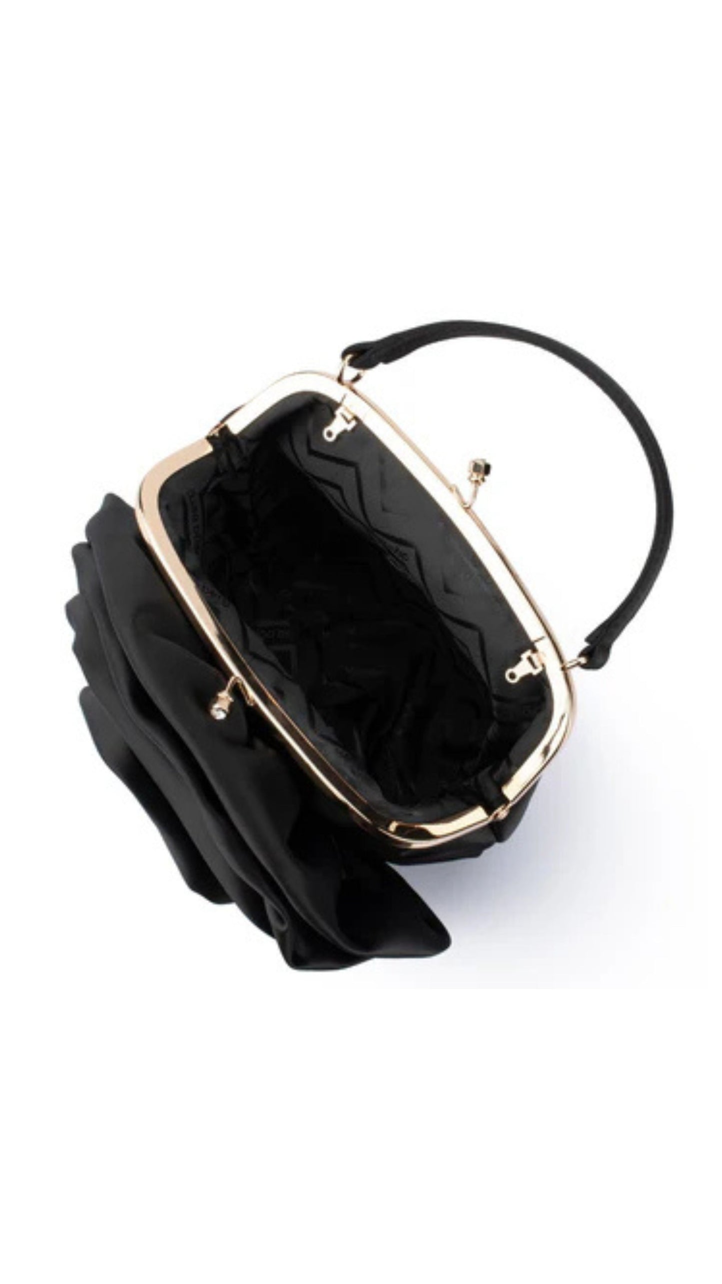 Rosita Rosette Frame Bag - Black