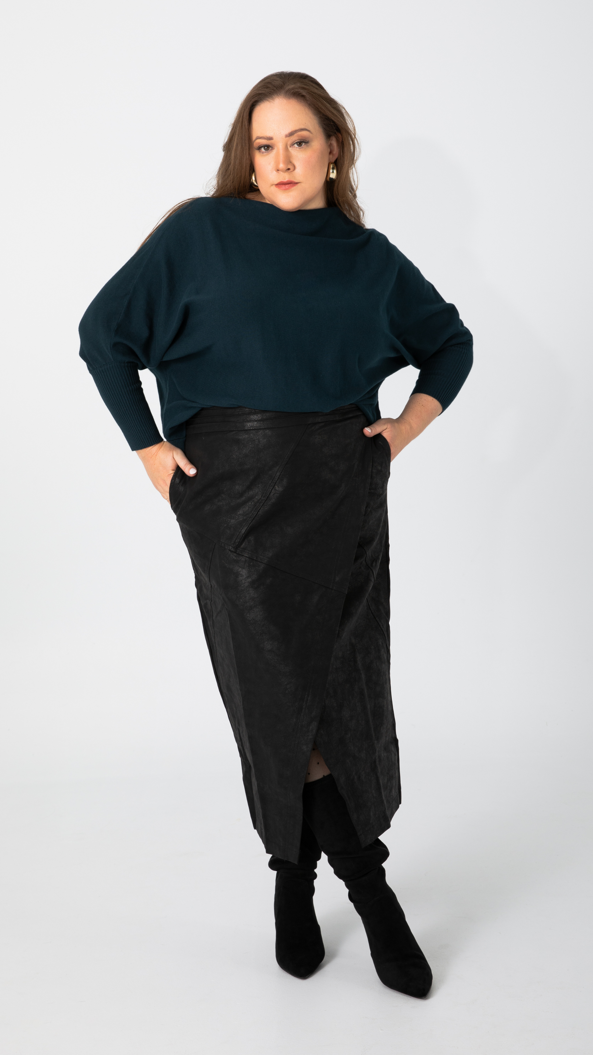 Allegra Lightweight Cotton Knit - Teal