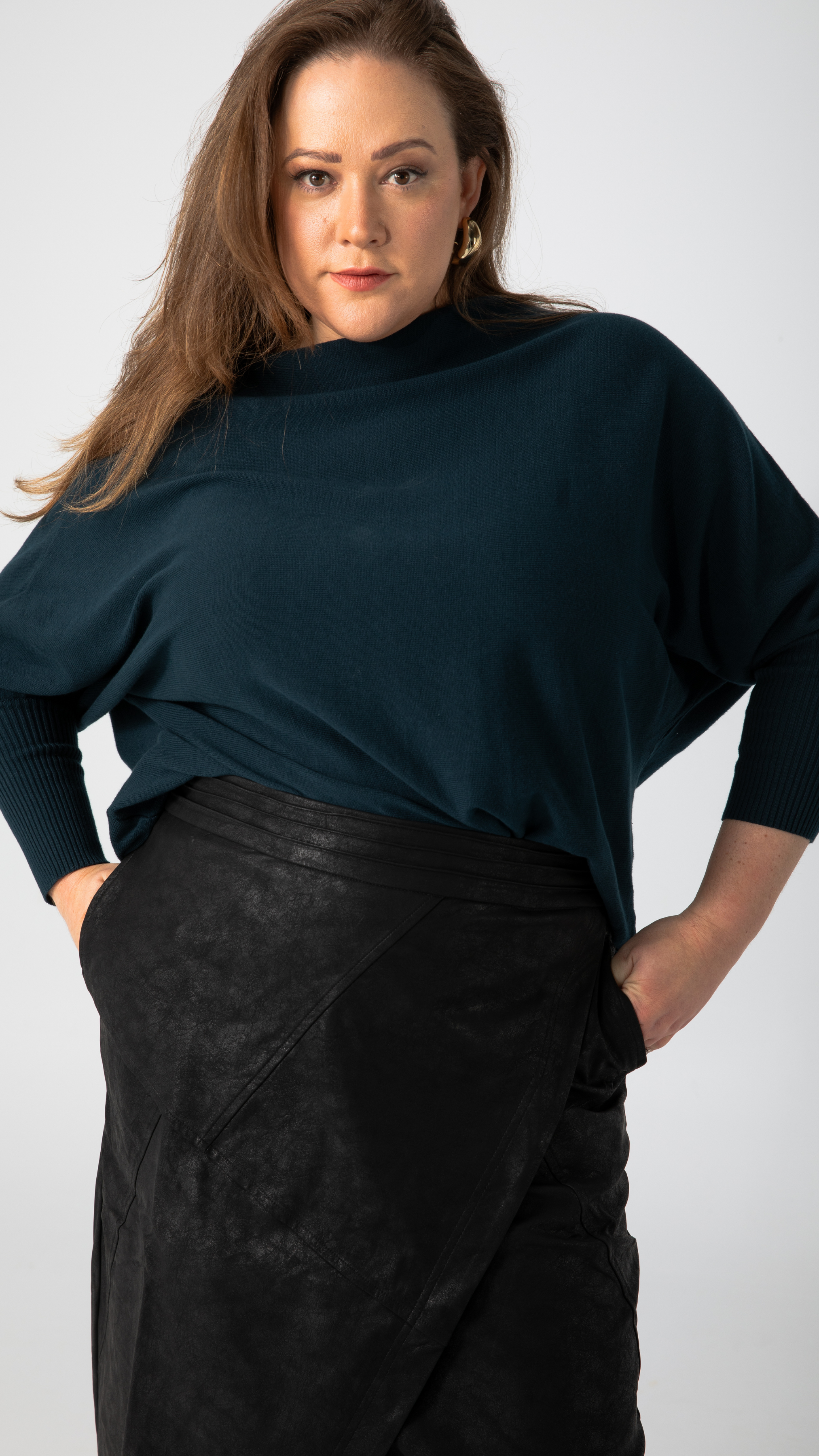 Allegra Lightweight Cotton Knit - Teal – Cazinc The Label