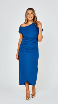 Florence Longline Dress - Blue