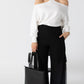 The Block Soft Knit - White