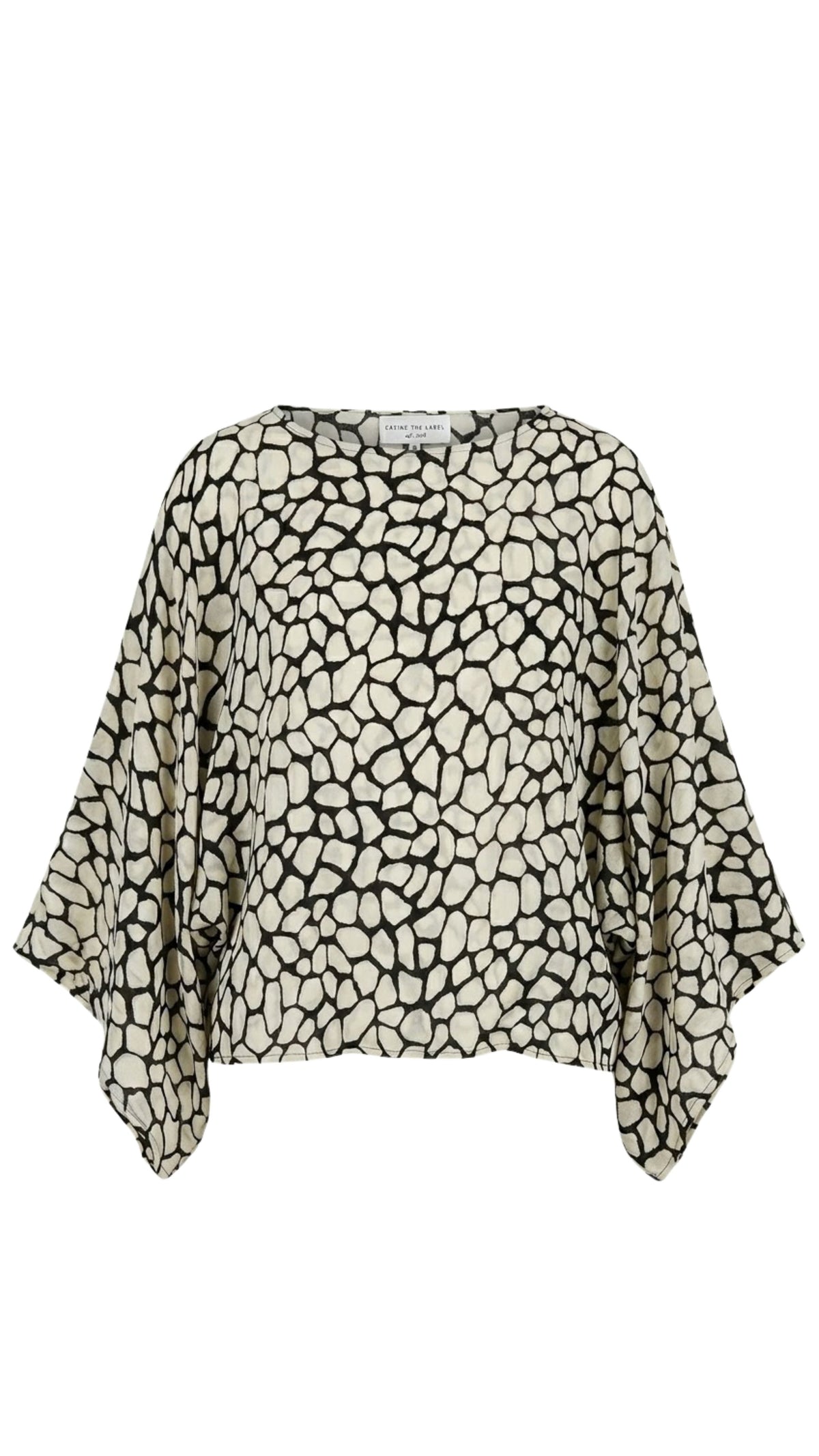 Ryo Cotton Top - Giraffe Print