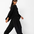 Motion Viscose Relaxed Style Pants - Black