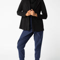 Charli Crossover Ponte Miracle Pants - Navy