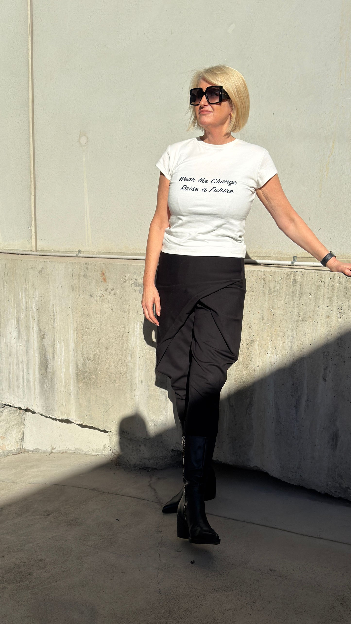 Little Lives Orphanage Fitted Charity Tee - White