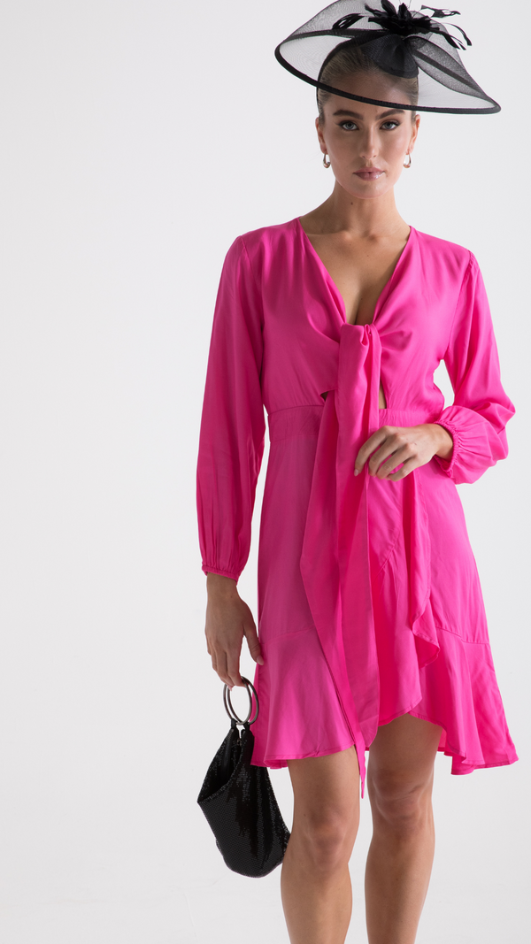 Piper Dress - Hot Pink
