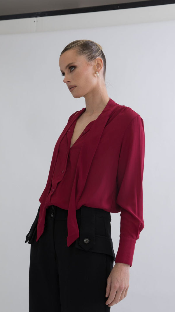 Romeo Shirt - Red Wine