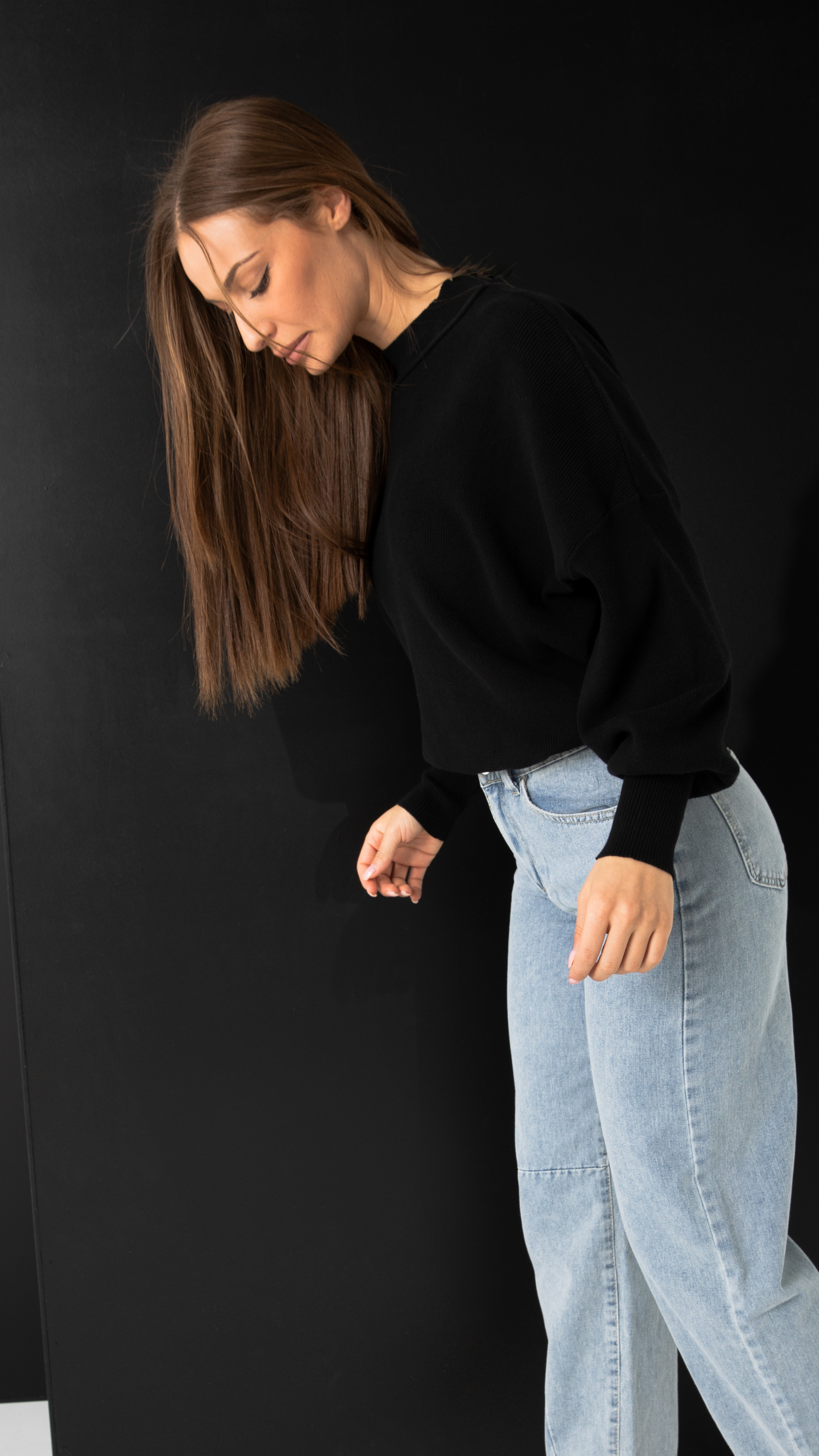 Marco Cotton Knit - Black