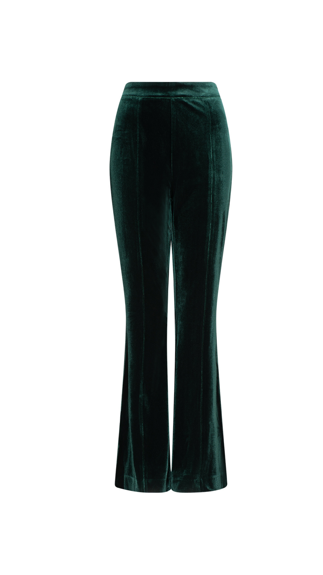 Alessandra Stretch Velvet Pants - Emerald