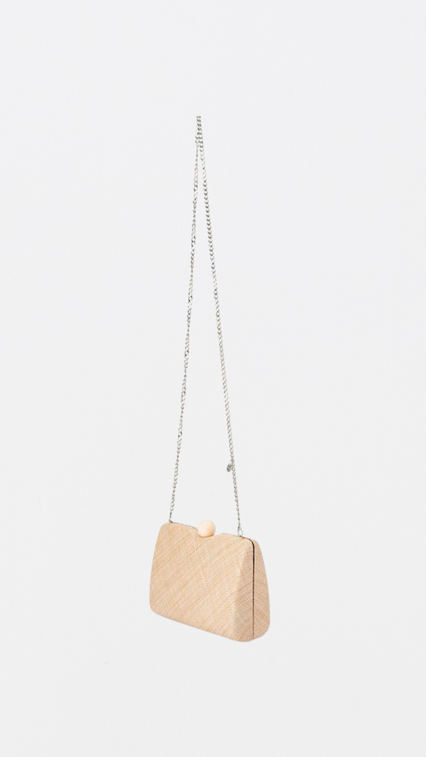 Olga Berg - Cece Straw Weave - Natural