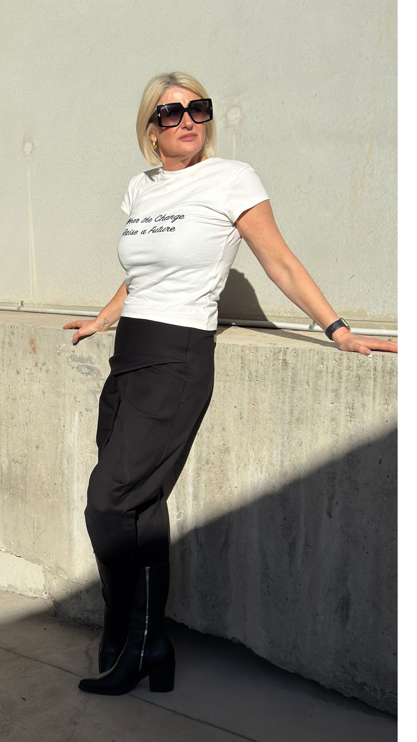 Little Lives Orphanage Fitted Charity Tee - White