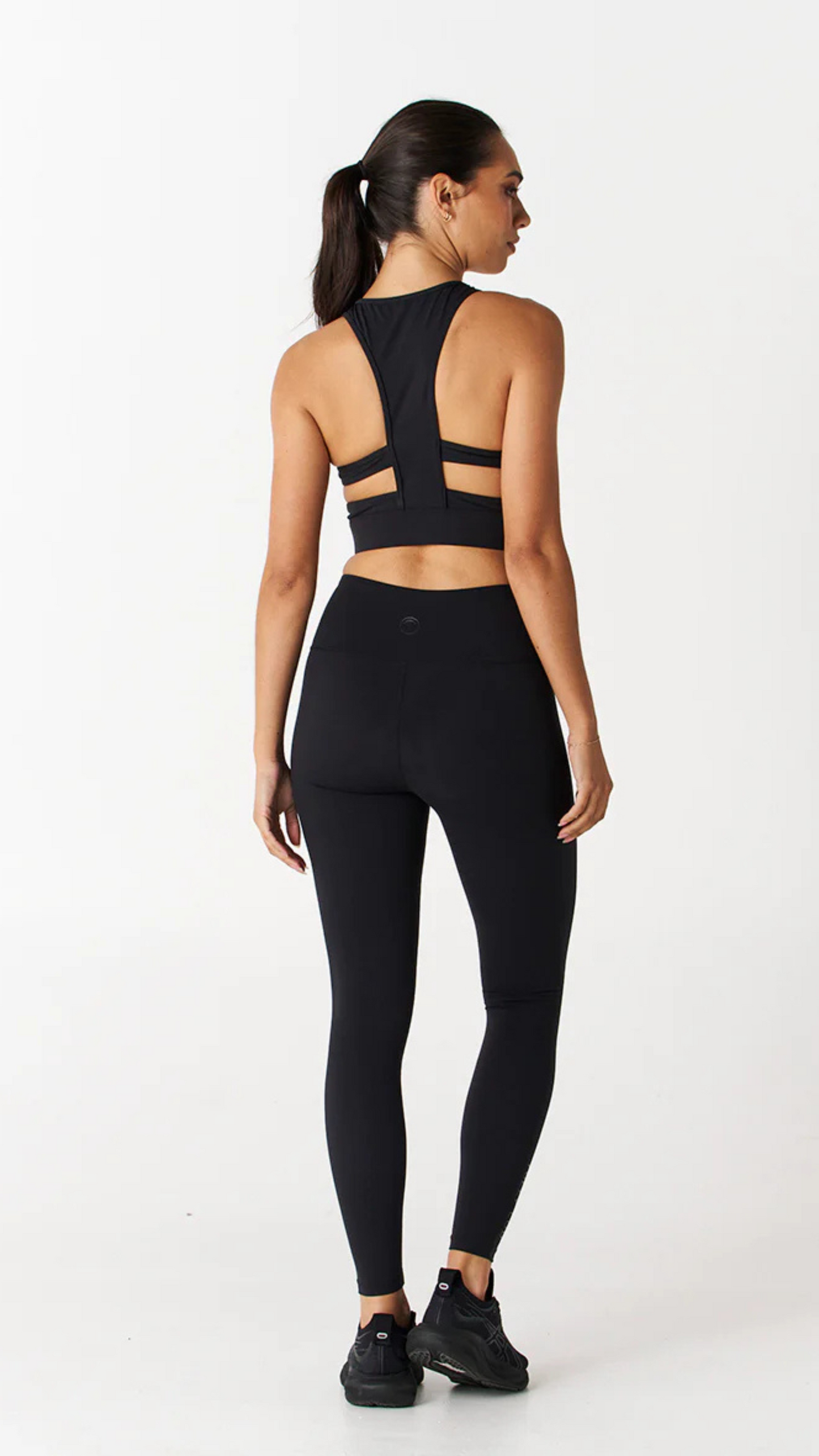 Compression Active Pant Wide Waistband No Seam