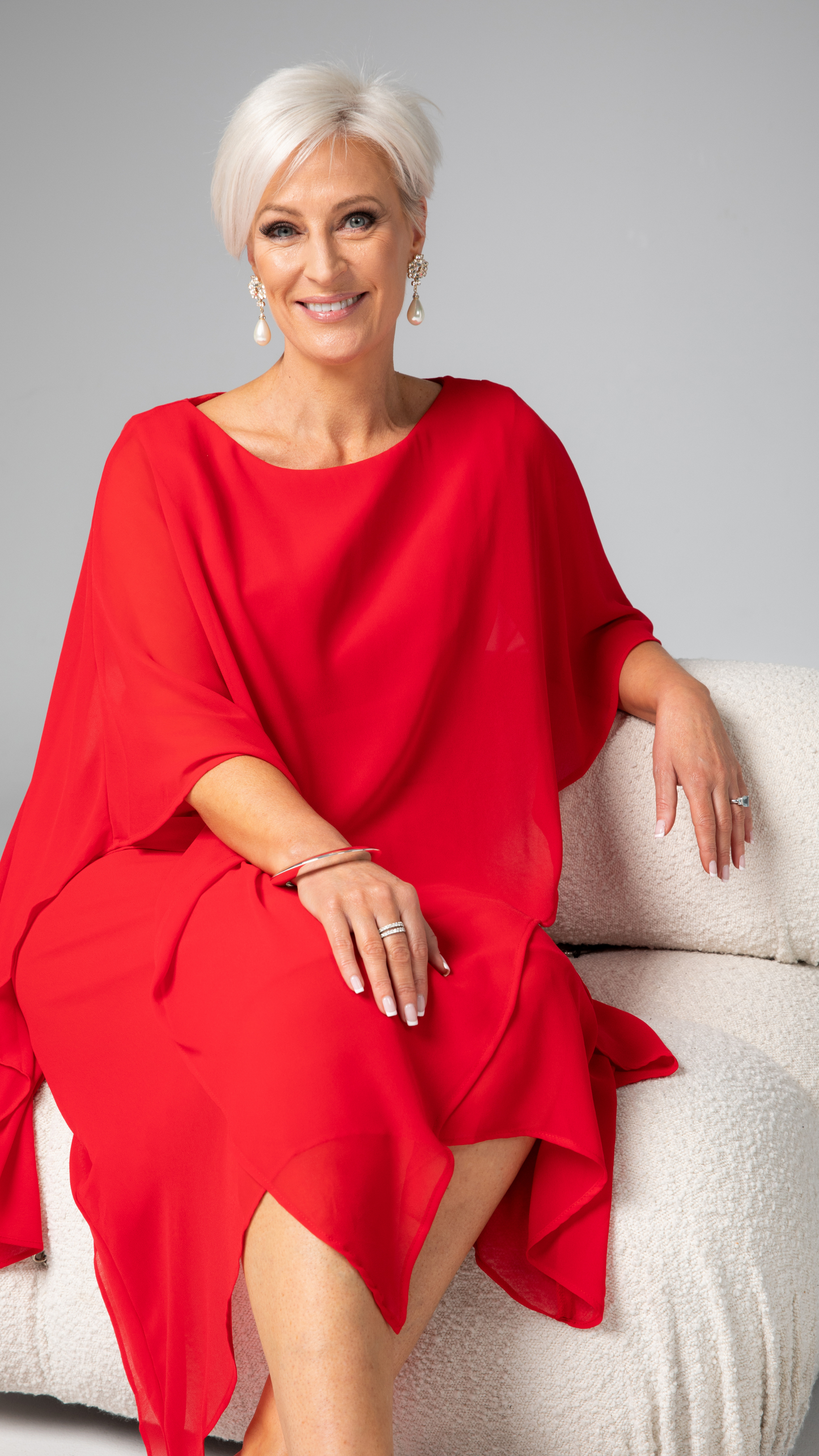 Kitte Forever Pearl Earrings - Silver