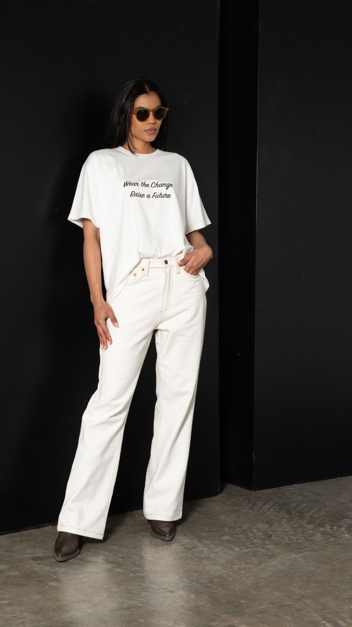 Foundry Everyday Essential Stretch Jeans - White
