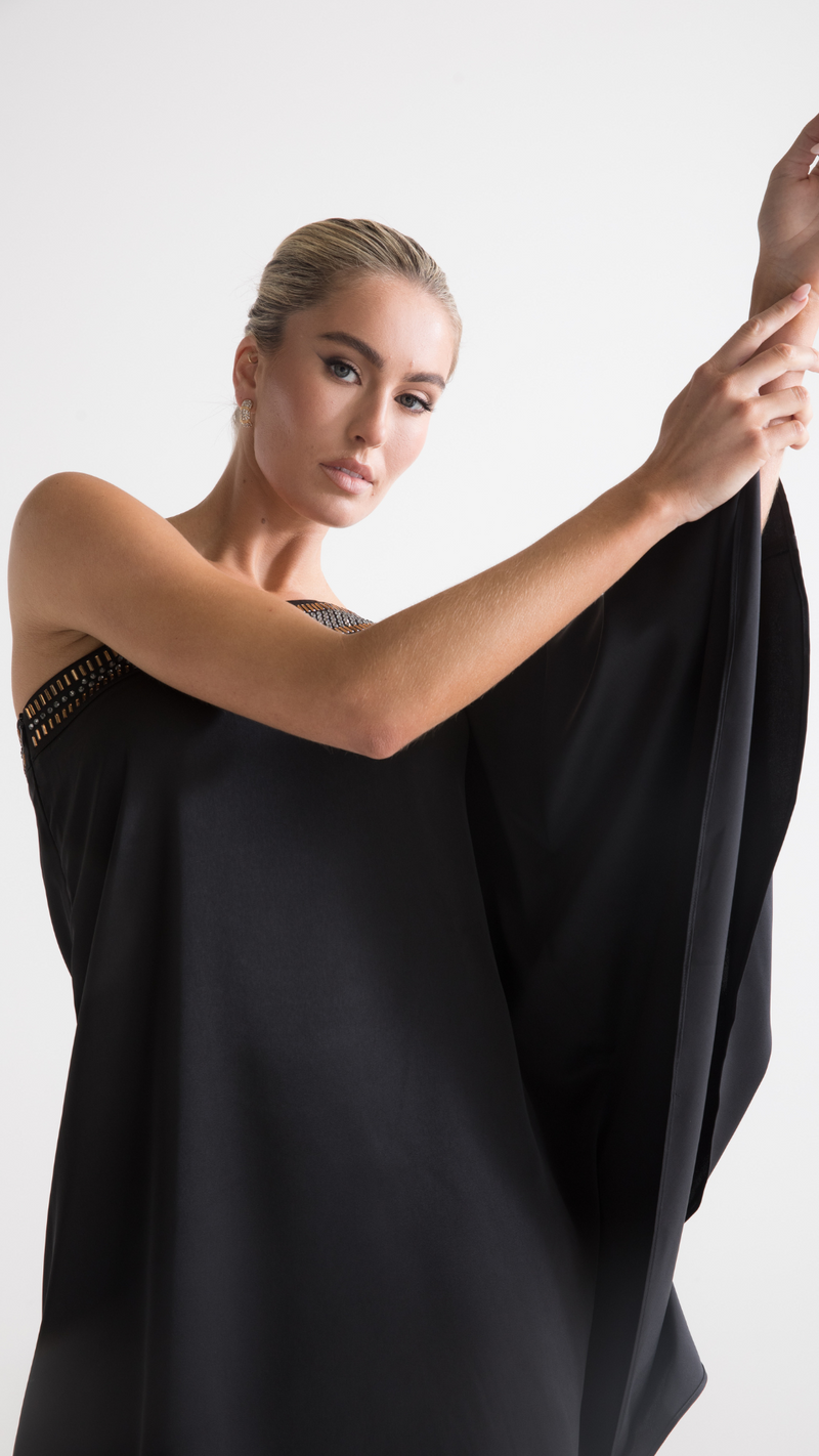 Paris Embellished Dress - Black