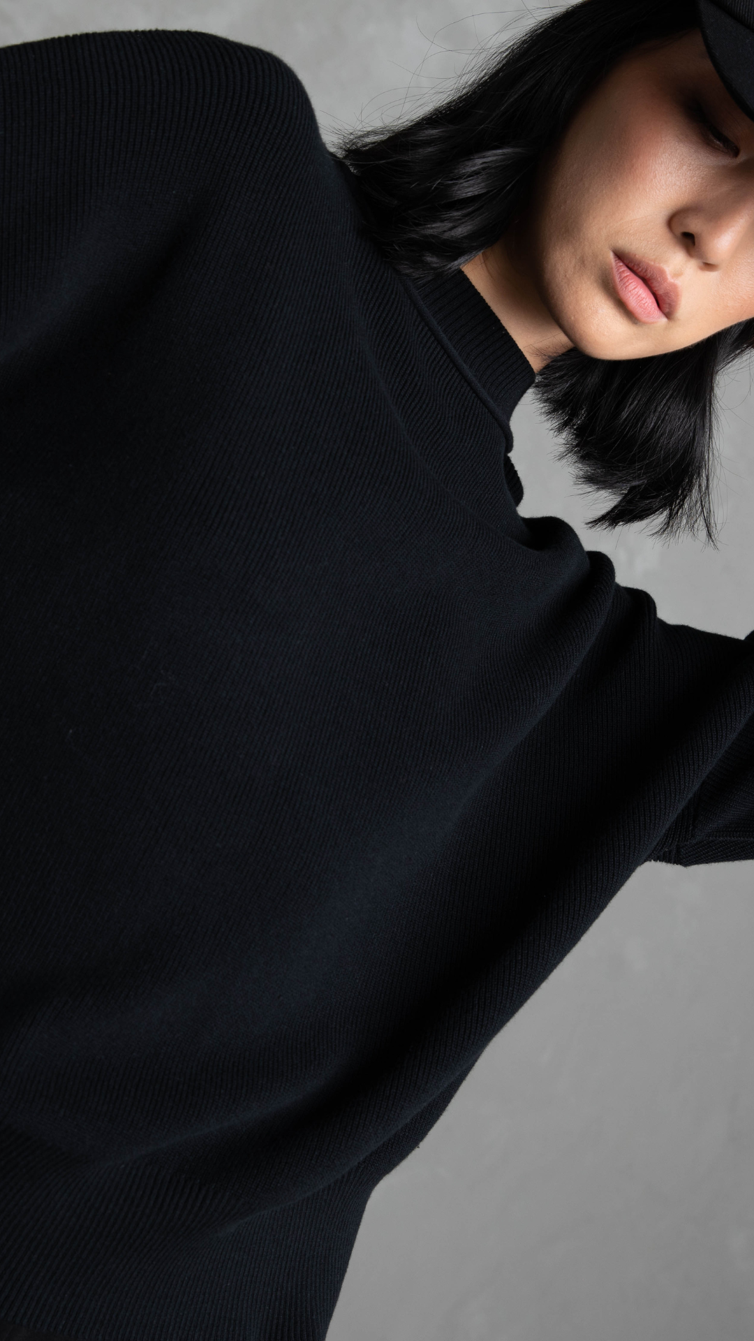 Marco Lightweight Cotton Top - Black
