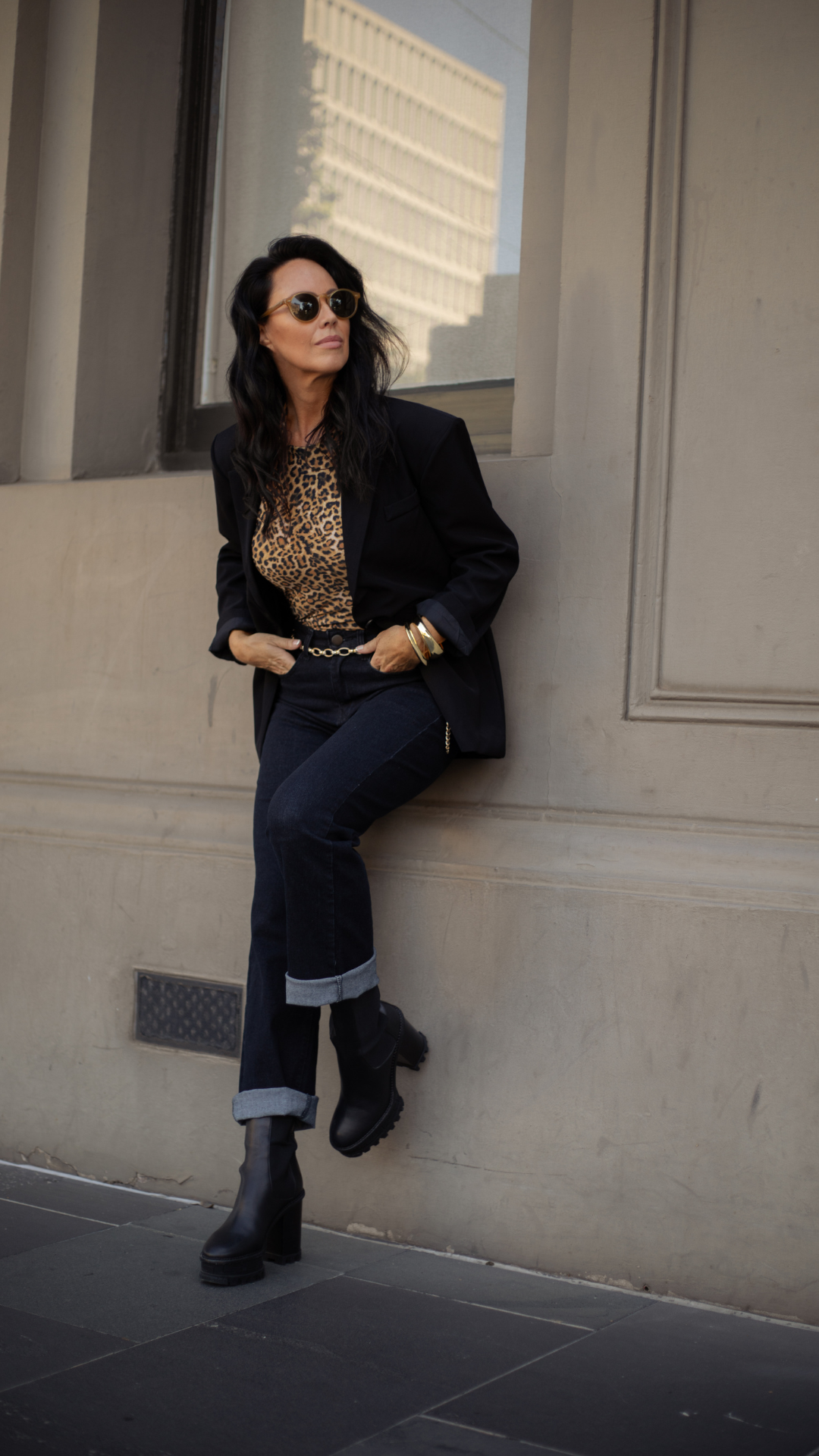 Montana Boxy Blazer - Black