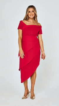 Talia Dress - Red