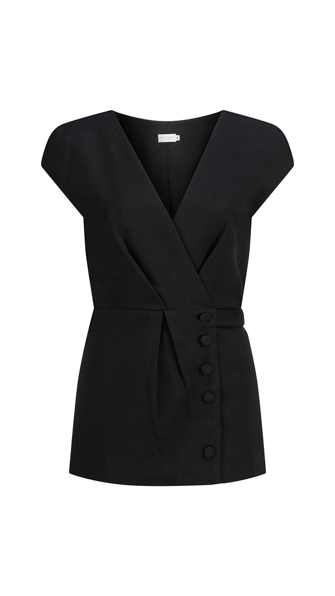 Amelia Top/Vest - Black