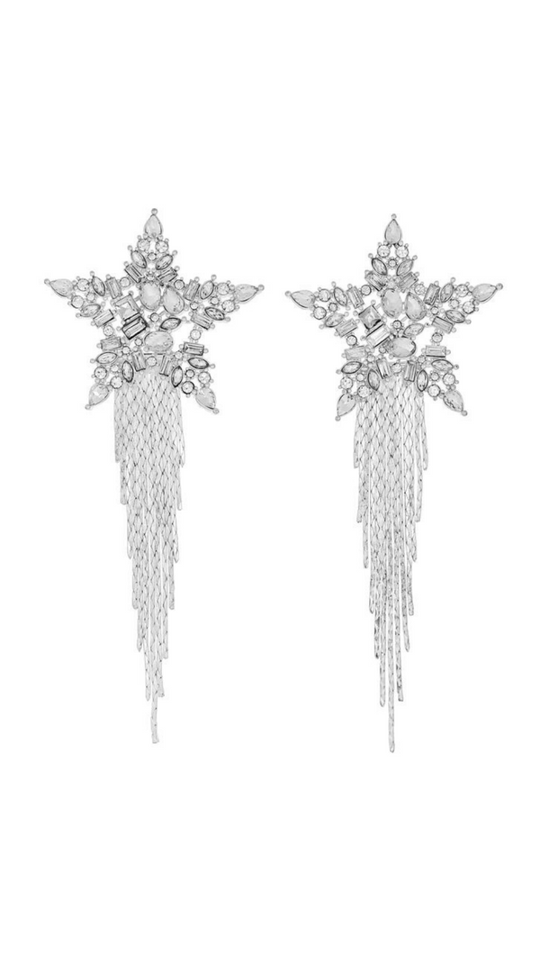 Kitte Bowie Earrings - Silver