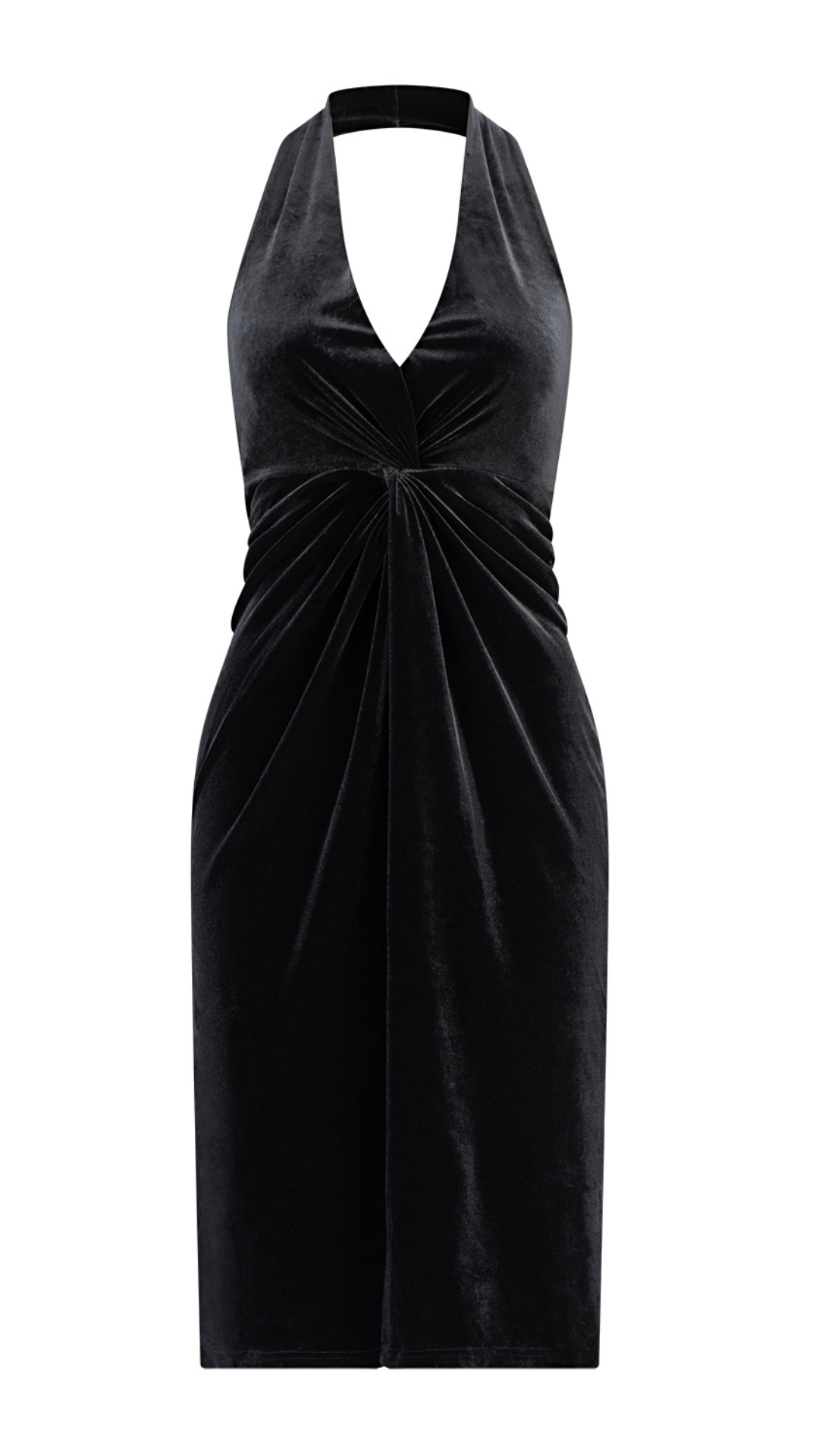 Vivienne Velvet Dress - Black