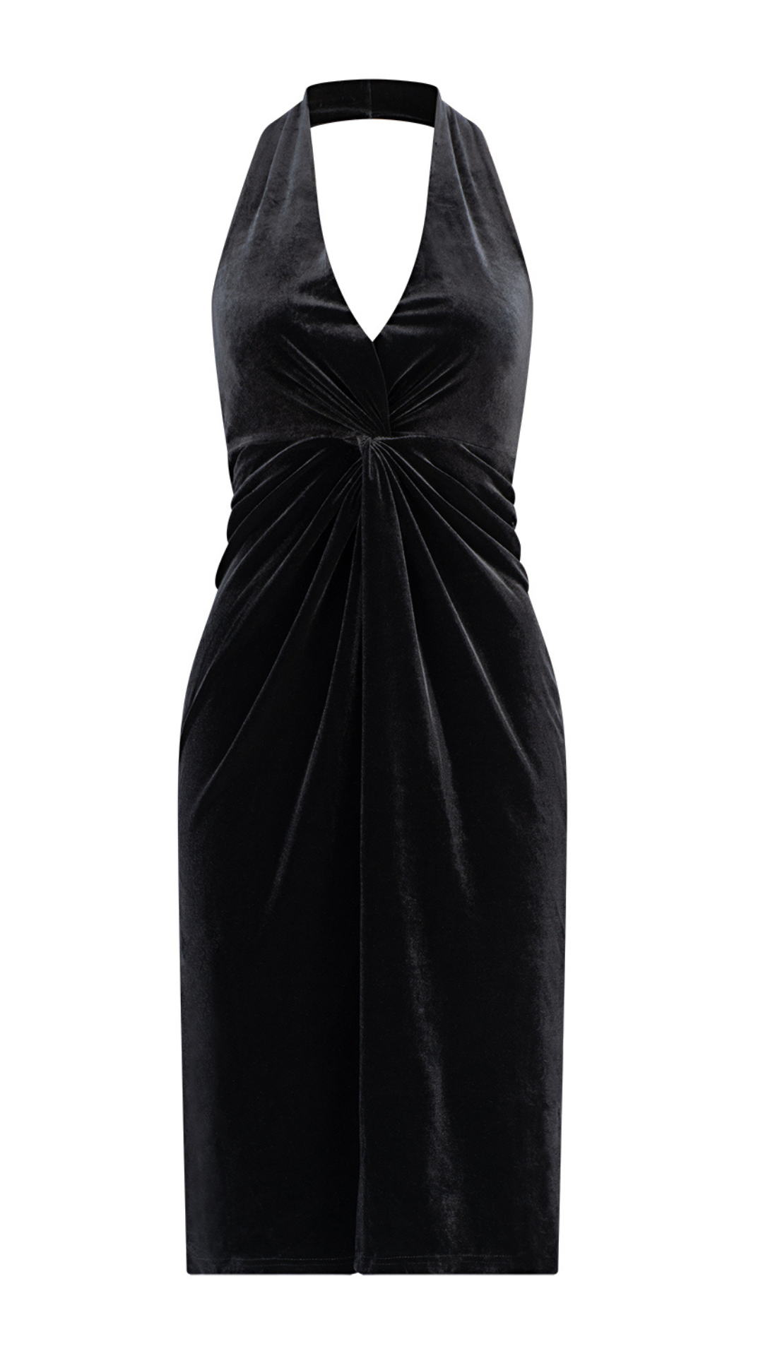 Vivienne Velvet Cocktail Dress - Black