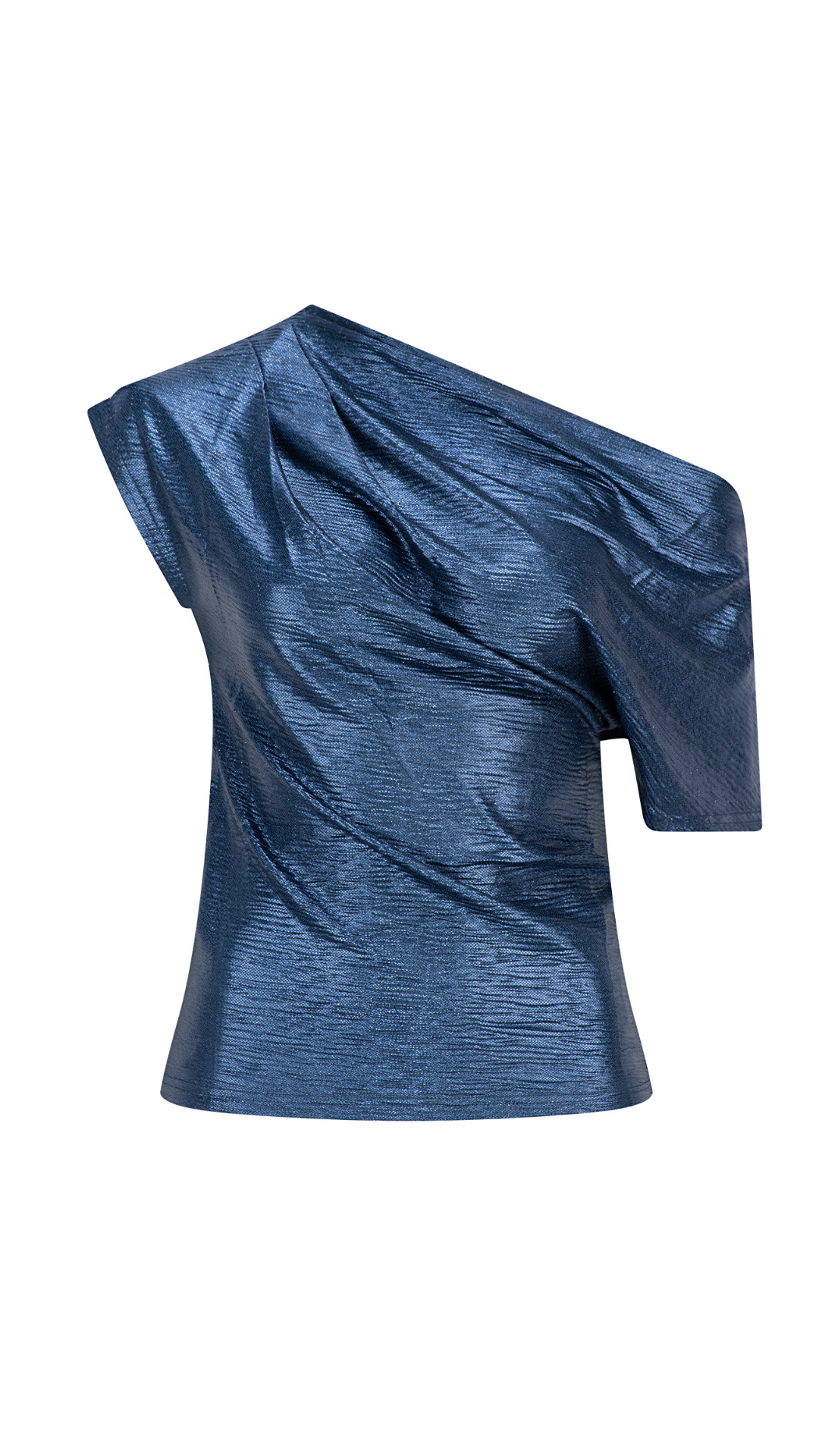 Bette Metallic Top - Blue