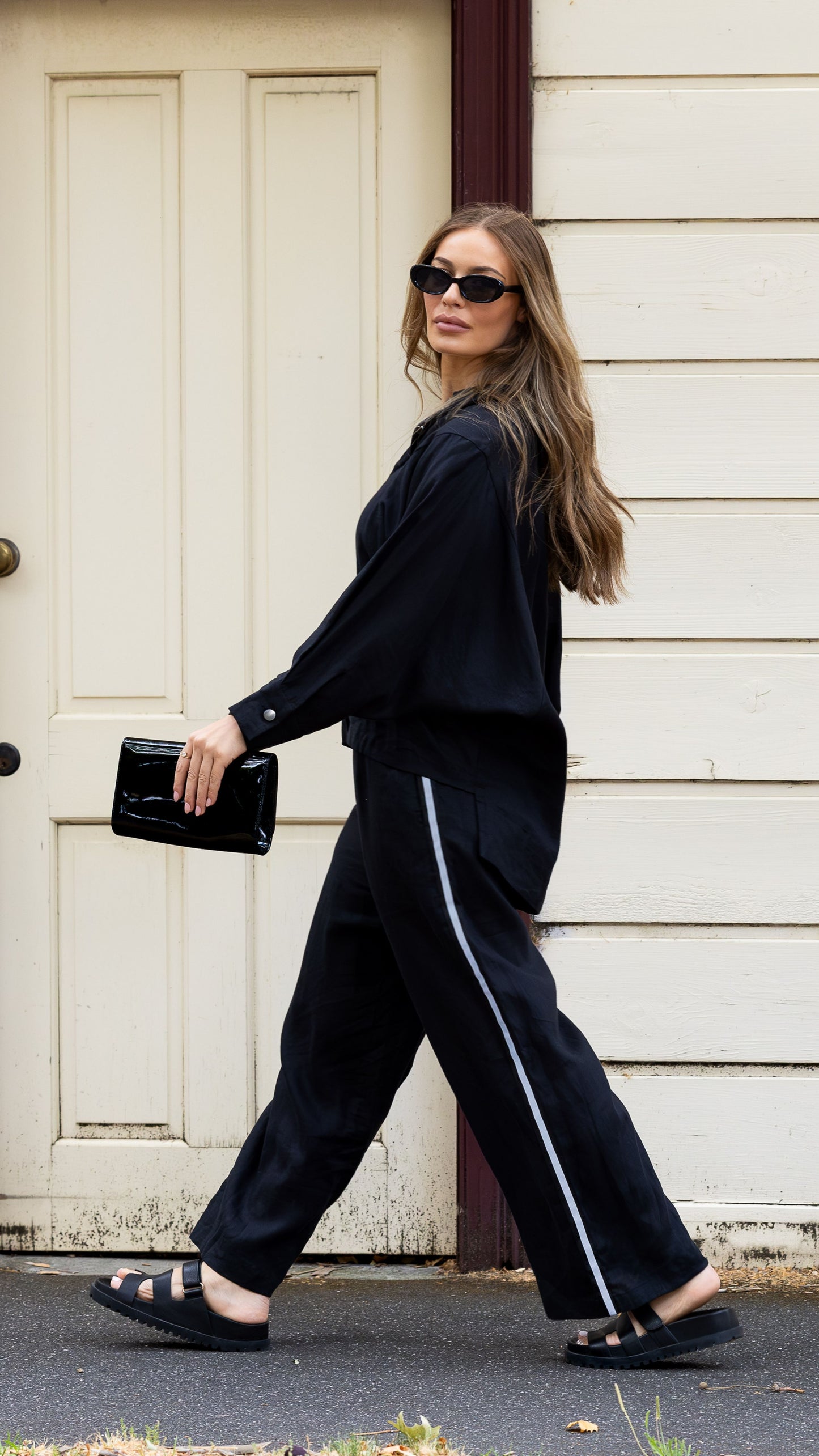 Max European Flax Linen Pants - Black