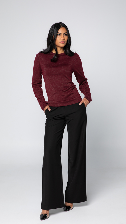 Nova Glimmer Top - Wine